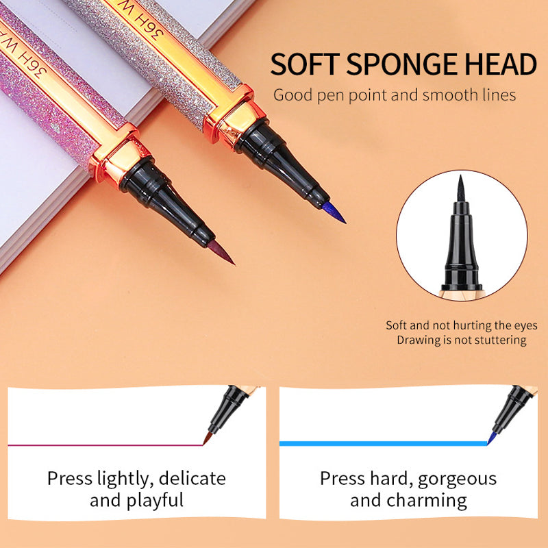 Farget vanntett eyeliner