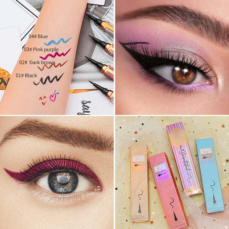 Farget vanntett eyeliner
