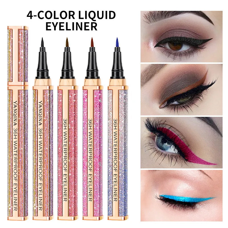 Farget vanntett eyeliner
