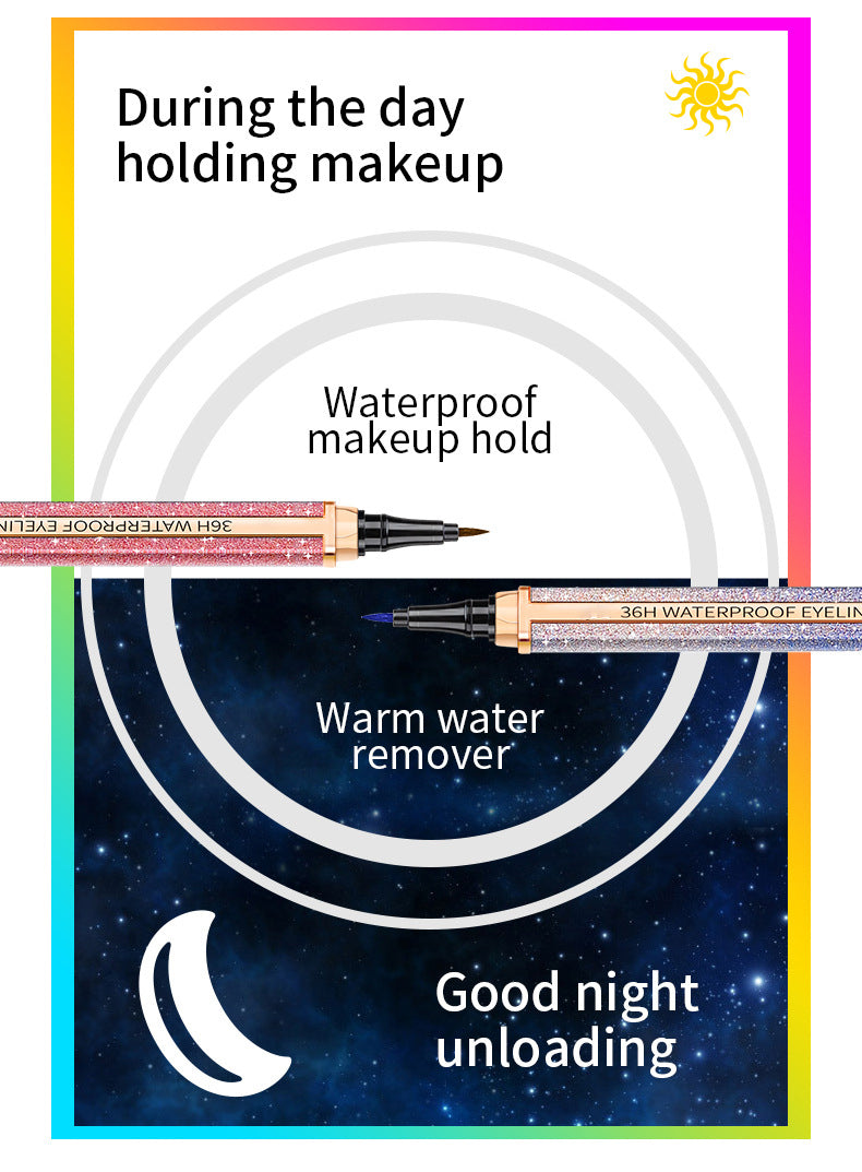 Farget vanntett eyeliner