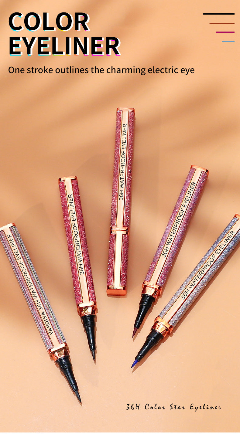 Farget vanntett eyeliner