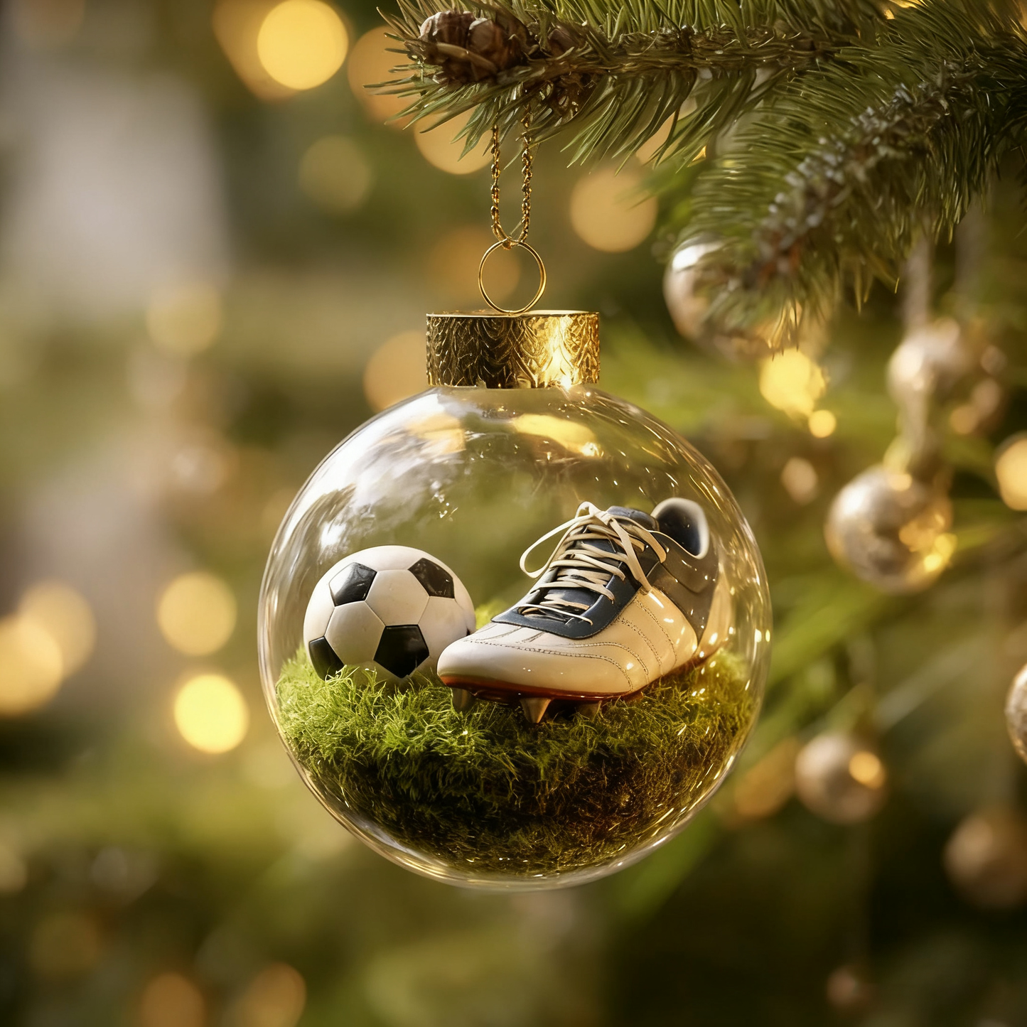 Juledekorasjoner med sportsfestivaltema