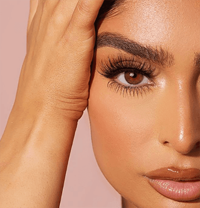 Lang og tykk mascara