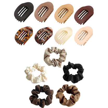 Oval hårgripesett (4 stk)