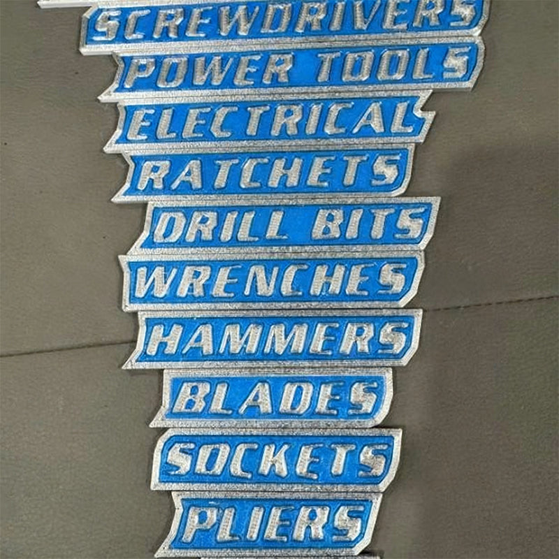 🔧✨ Magnetiske verktøykasseetikette🔧📚