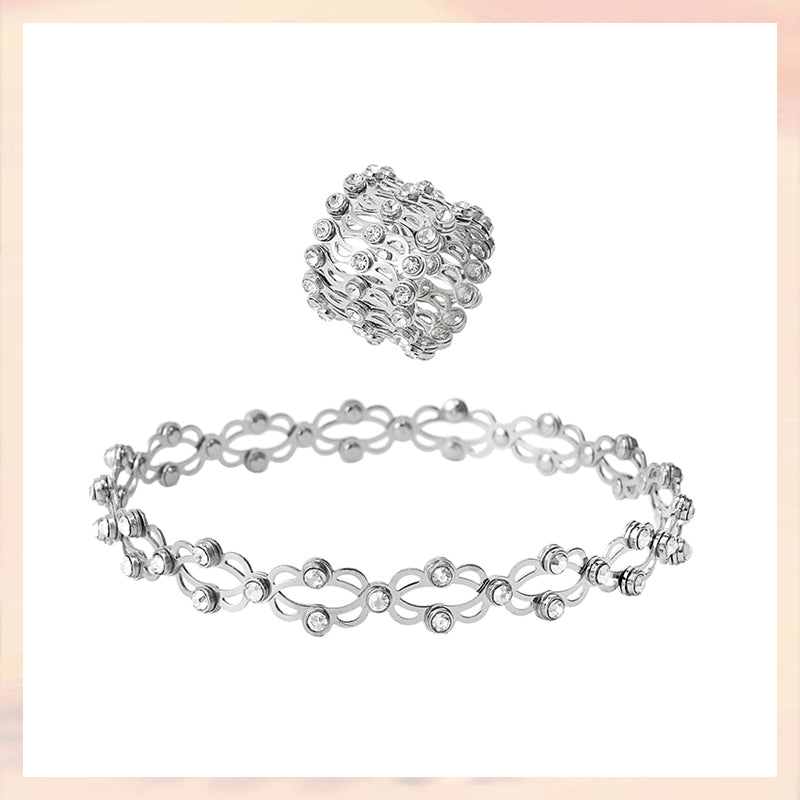 Nytt kreativt magisk teleskopisk ring deformerbart kobberarmbånd