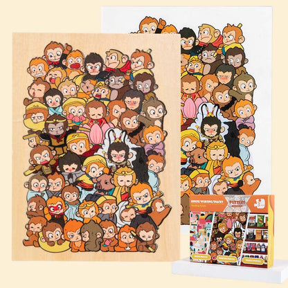 Gjør-Det-Selv Dyrepuslespill