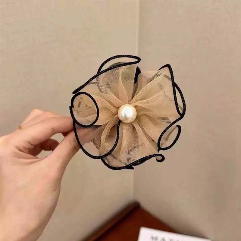 Ultrapen hårspenne med nettingblomster