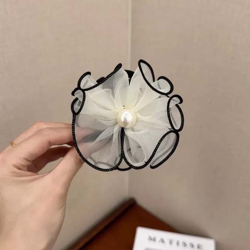 Ultrapen hårspenne med nettingblomster