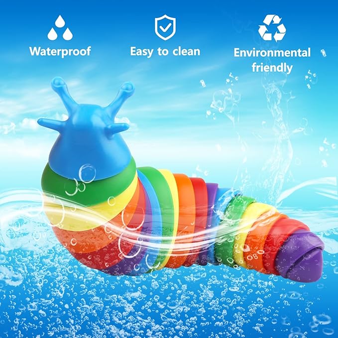 🐱3D snegl-leketøy for dine pelskledde venner