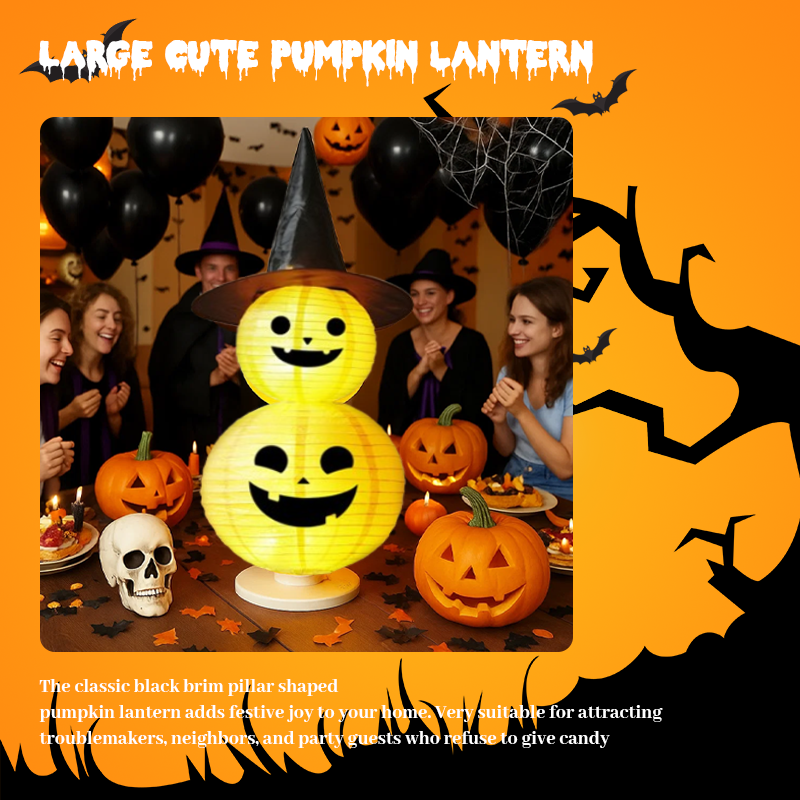 🎃Sammenleggbare, opplyste gresskar som stables