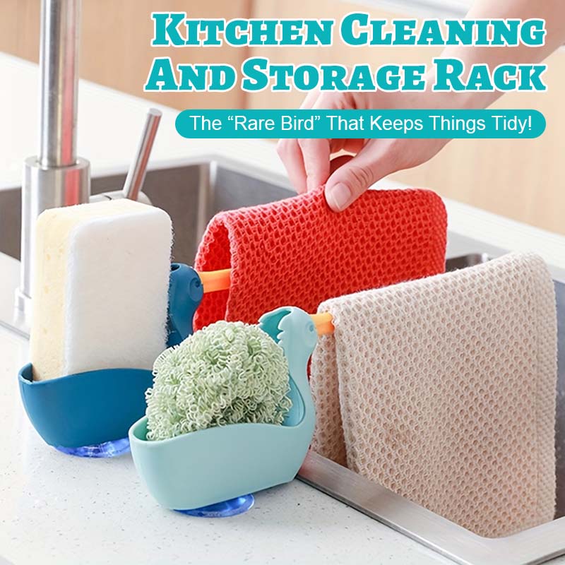 Kjøkkenrengjøring og oppbevaringsstativ