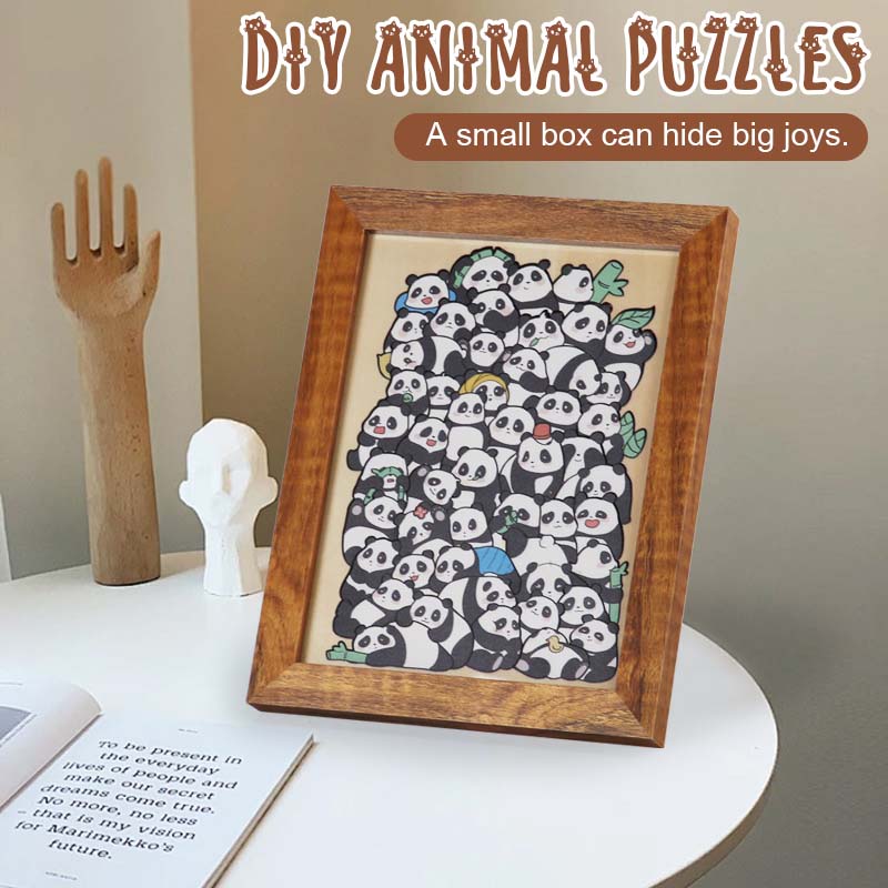 Gjør-Det-Selv Dyrepuslespill