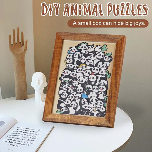 Gjør-Det-Selv Dyrepuslespill
