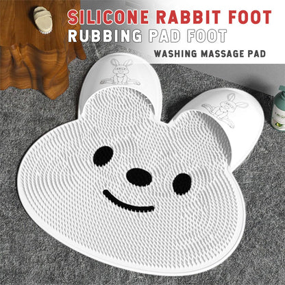 Silikonpute til massasje og rengjøring av kaninfotter