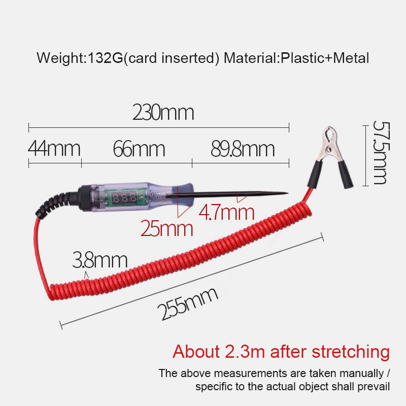 Kraftig 5-90 V digital LED-kretstester