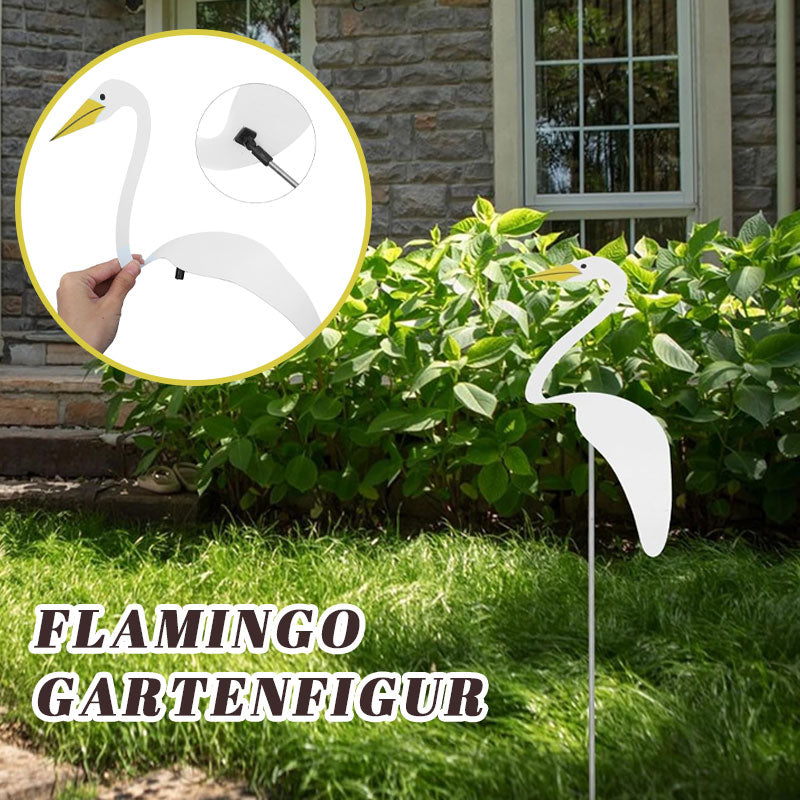 🦩Flamingo dekorativ vindmølle - tropisk festvindspill til hagen din🌴