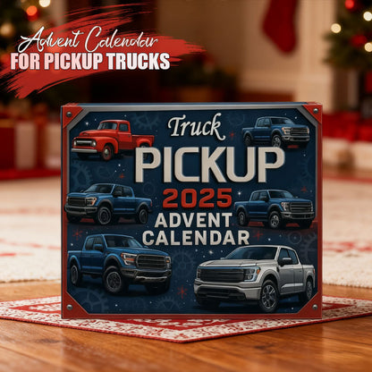 Adventskalender for pickup-lastebiler