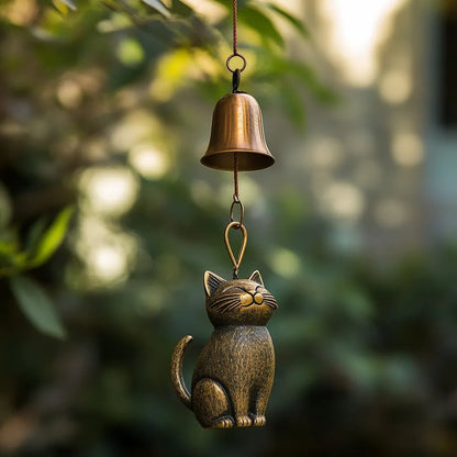 ⏳Aktuelt tilbud: 60 % rabatt🐱Håndlaget retro klokke med kattevugg