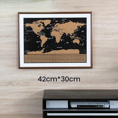 🌍Verdenskart med skrapekort