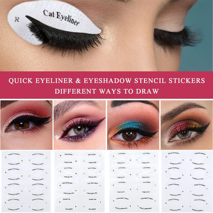 Malklistremerker for øyenskygge/eyeliner-sminke