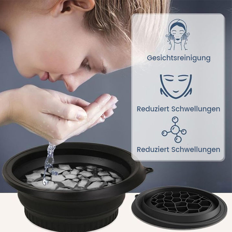 Sammenleggbar servant i silikon