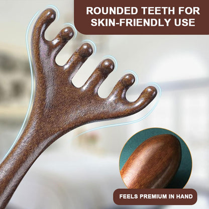 🎁Mors dag-tilbud Kjøp 1 få 1 gratis🦌 Dobbeltfunksjonell Rhino massasjekam 🛀✨