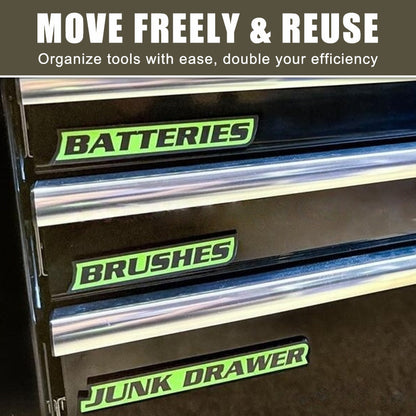 🔧✨ Magnetiske verktøykasseetikette🔧📚