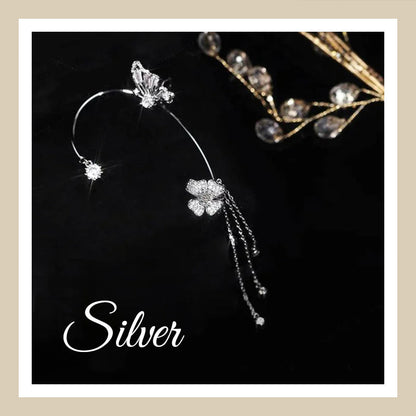 ✨Øredobber med sommerfugl og dusk av zirkoner🦋