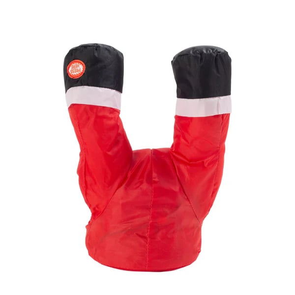 Krasjende reinsdyr og julenisse-sett