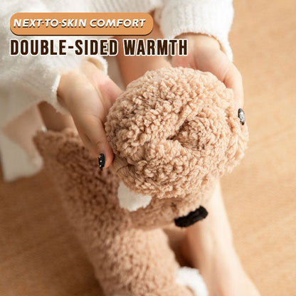 Vinter snøbelegg teppe sokker