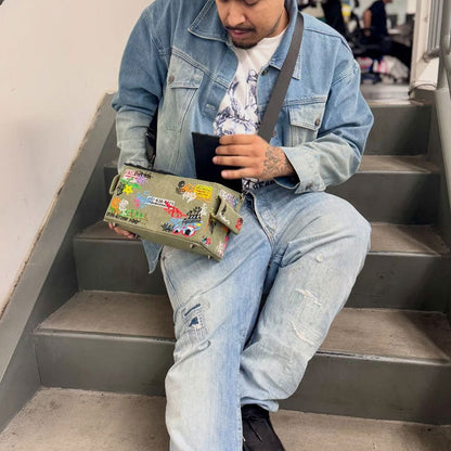 Urban Rebel Graffiti-skulderveske 🎨🔥