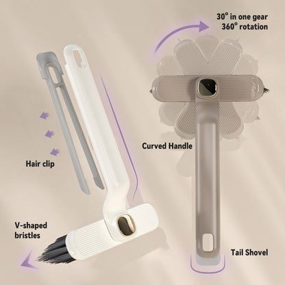 Multifunksjonell roterende rengjøringsbørste for spalter