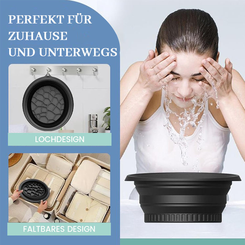 Sammenleggbar servant i silikon