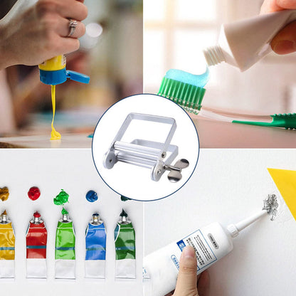 Multifunksjonell tannkrempresse i metall