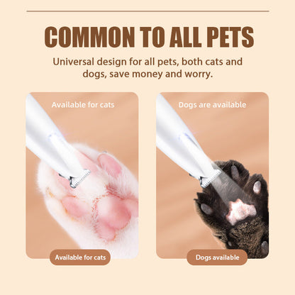 Vanntett LED barbermaskin for kjæledyr