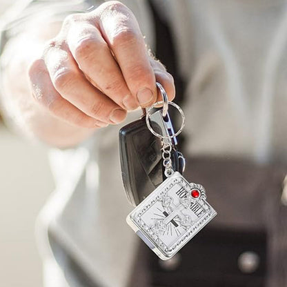 ✨Vintage Bibelkors-anhengsnøkkelring✨