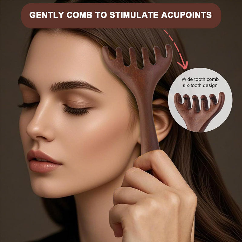 🎁Mors dag-tilbud Kjøp 1 få 1 gratis🦌 Dobbeltfunksjonell Rhino massasjekam 🛀✨