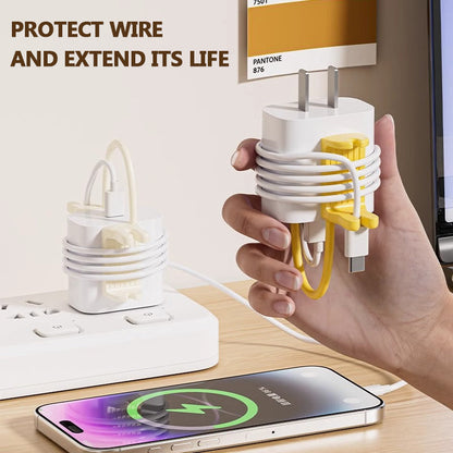 Organisator for telefonens ladekabel (2 stk)