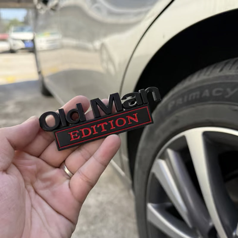 🚗 Old Man Edition bilemblem