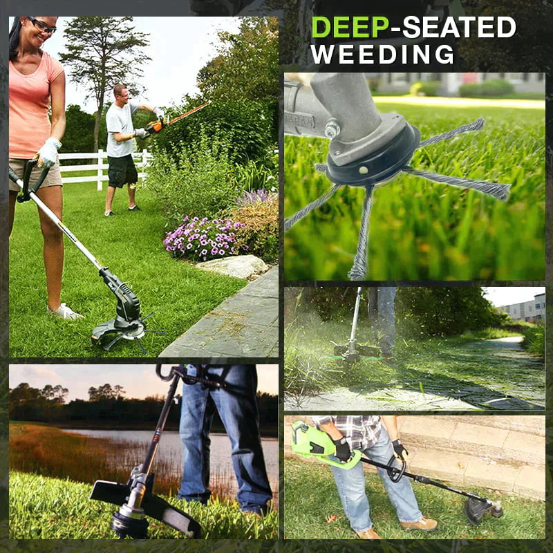 🔥Kjøp mer Spar mer🌿Erstatningshode for trådtrimmer, ståltrådsklipperhode