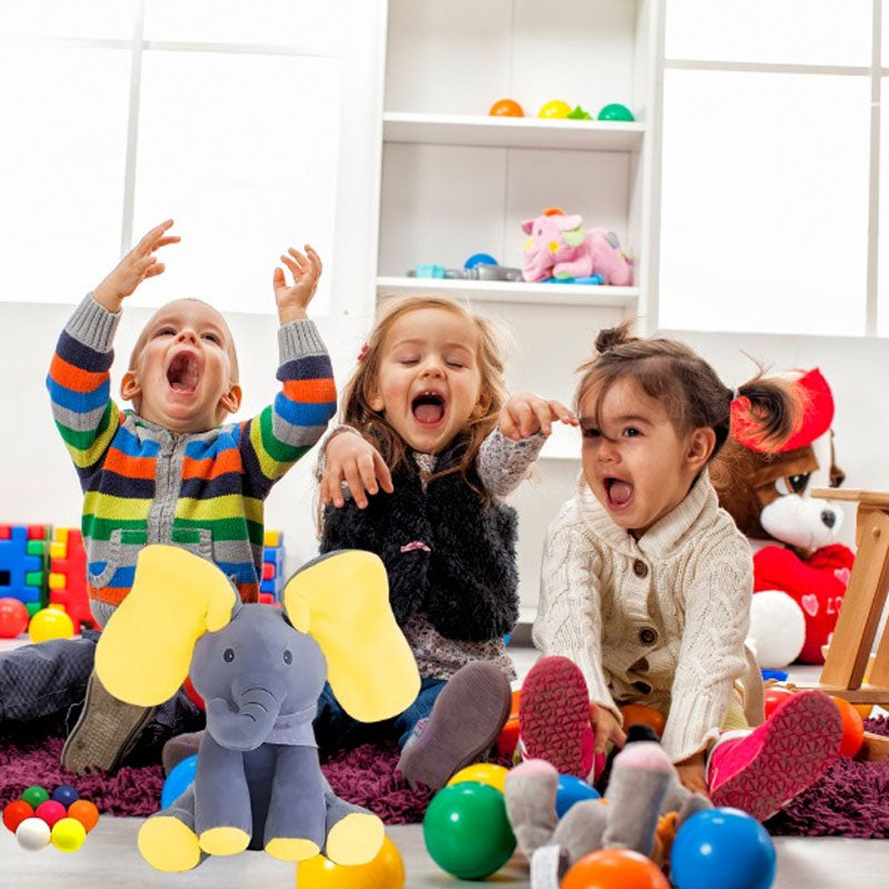 Elefantplysj leketøy