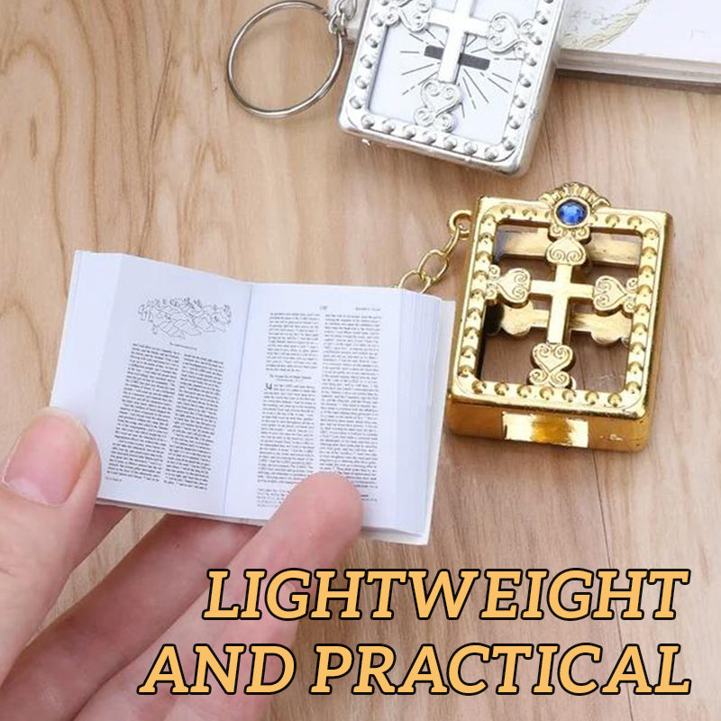 ✨Vintage Bibelkors-anhengsnøkkelring✨