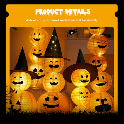 🎃Sammenleggbare, opplyste gresskar som stables