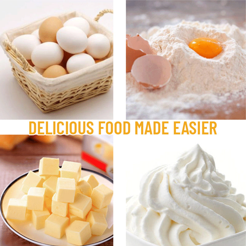 Press Egg Beater i rustfritt stål