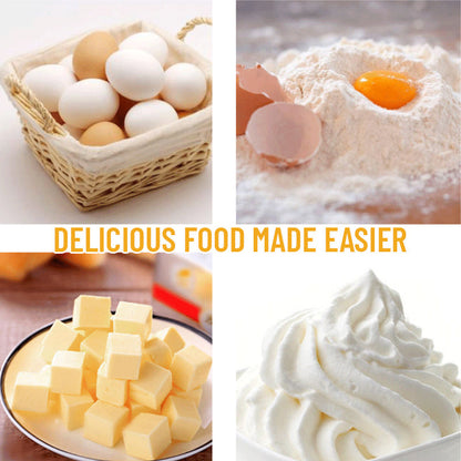 Press Egg Beater i rustfritt stål