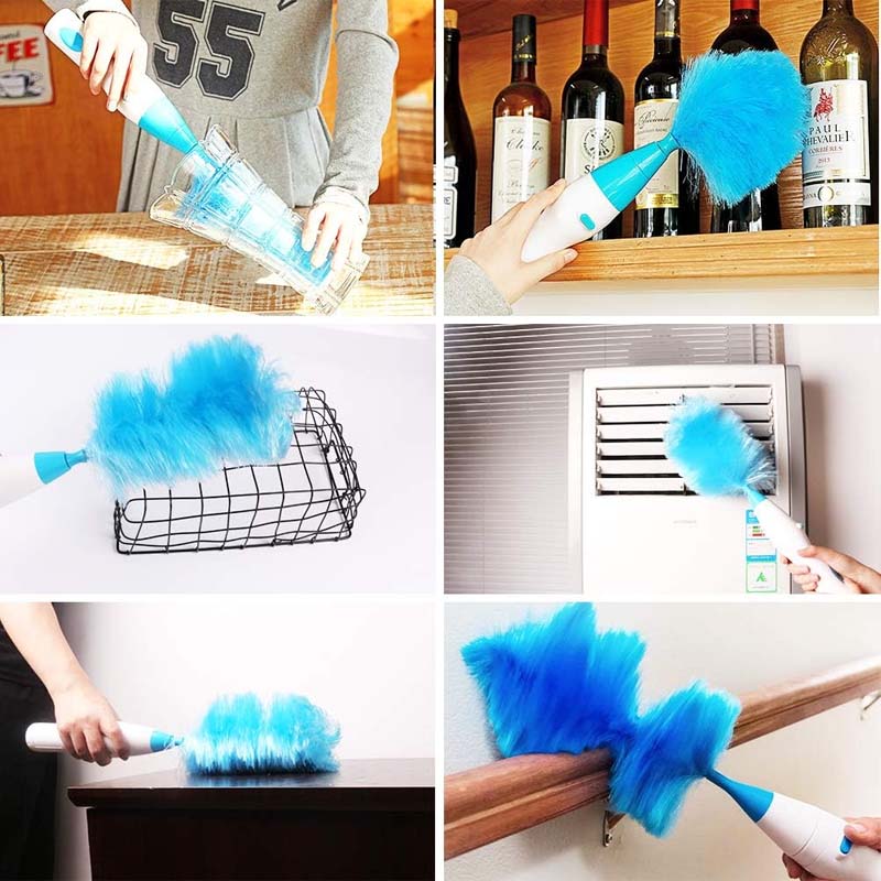 Elektrisk roterende støvsamler