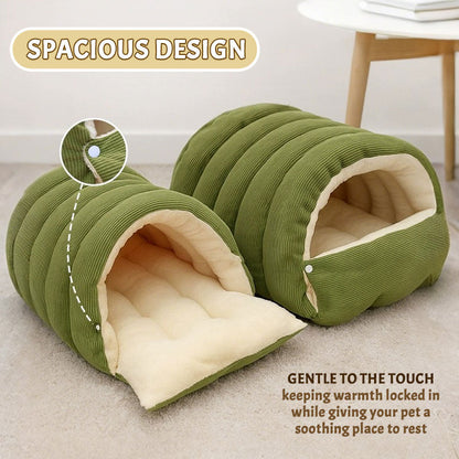 Vintervarm sovepose for kjæledyr