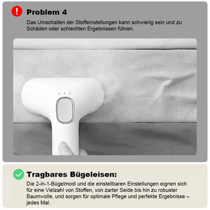 💛Bærbart mini-dampstrykejern