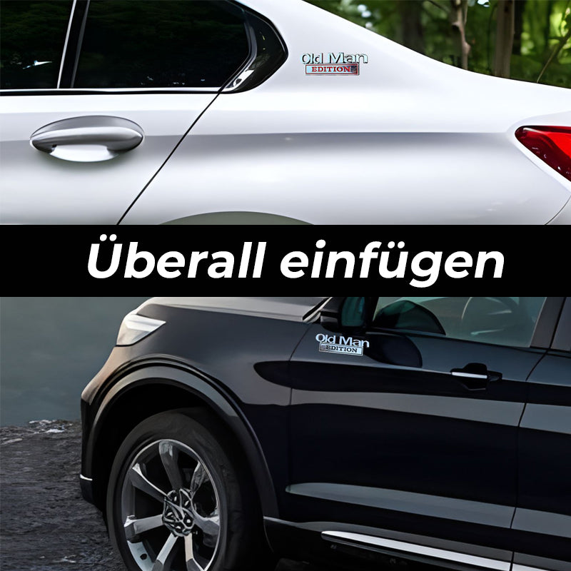 🚗 Old Man Edition bilemblem